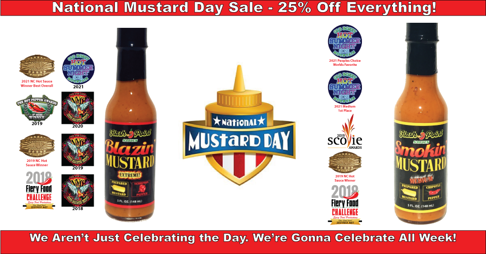 Blazin' Mustard Hot Sauce - Flash Point Sauces LLC